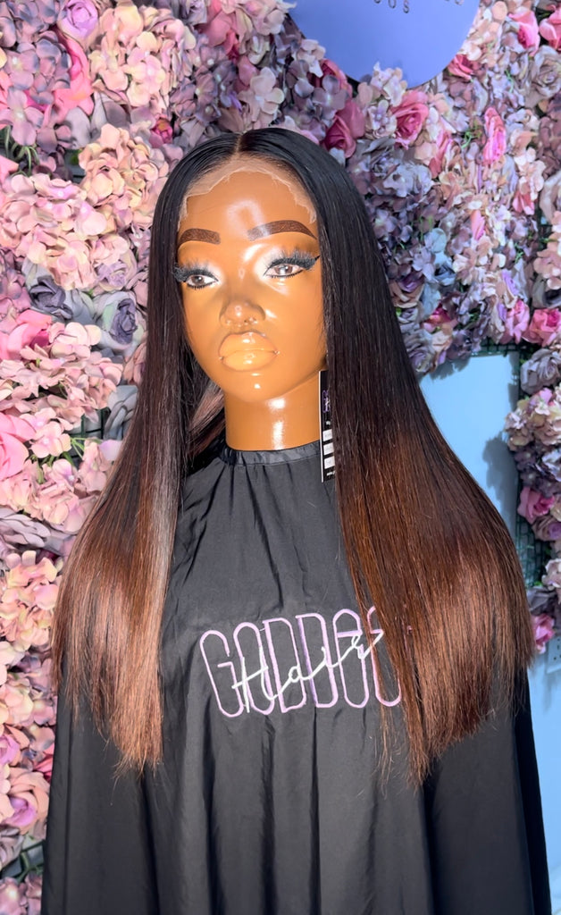 Blunt Cut and Bone Straight Wig 